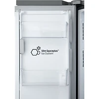 Réfrigérateur à deux portes 20,2 pi³ 33 po avec distributeur de glaçons de LG (LF20C6330S) - Inox