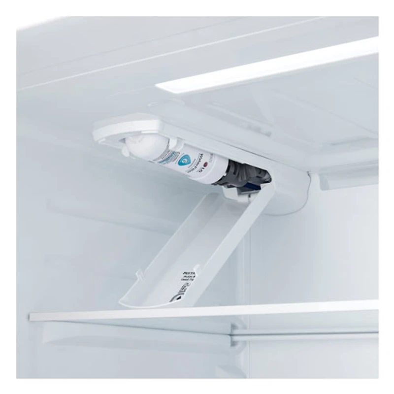 Réfrigérateur à deux portes 20,2 pi³ 33 po avec distributeur de glaçons de LG (LF20C6330S) - Inox