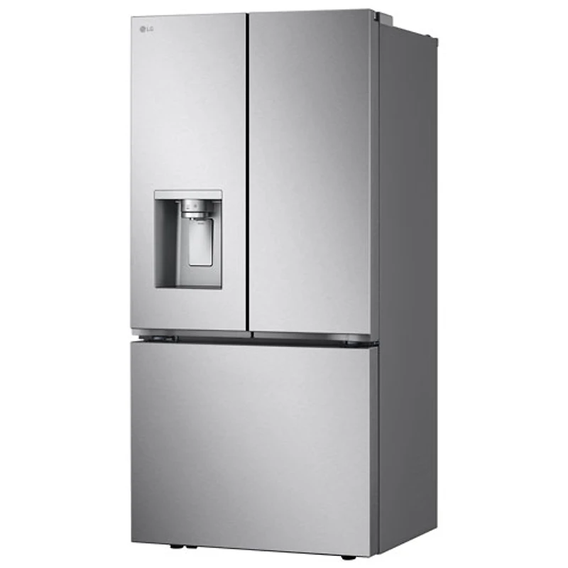 Réfrigérateur à deux portes 20,2 pi³ 33 po avec distributeur de glaçons de LG (LF20C6330S) - Inox