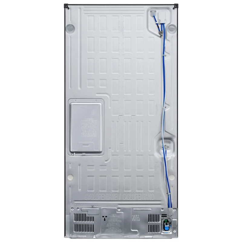 Réfrigérateur à deux portes 20,2 pi³ 33 po avec distributeur de glaçons de LG (LF20C6330S) - Inox