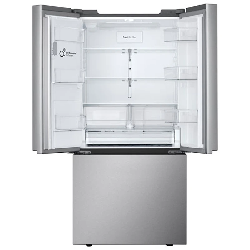 Réfrigérateur à deux portes 20,2 pi³ 33 po avec distributeur de glaçons de LG (LF20C6330S) - Inox