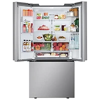 Réfrigérateur à deux portes 20,2 pi³ 33 po avec distributeur de glaçons de LG (LF20C6330S) - Inox