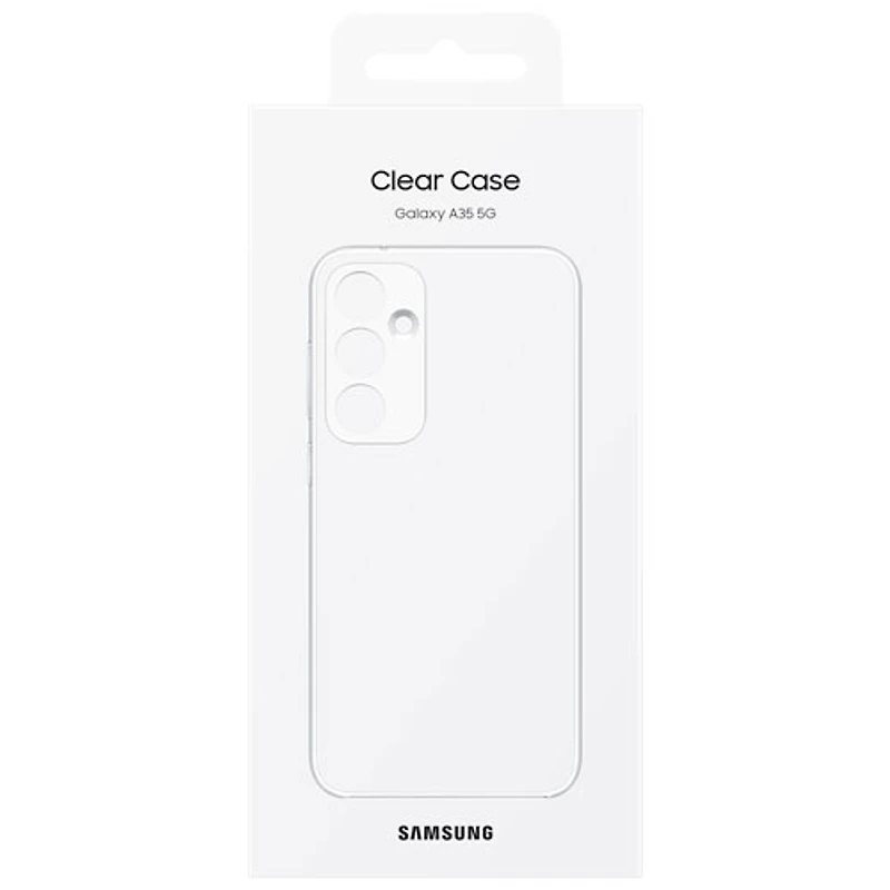Samsung Fitted Soft Shell Case for Galaxy A35 - Clear