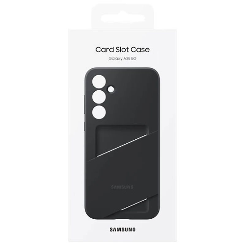 Samsung Card Slot Case for Galaxy A35 - Black