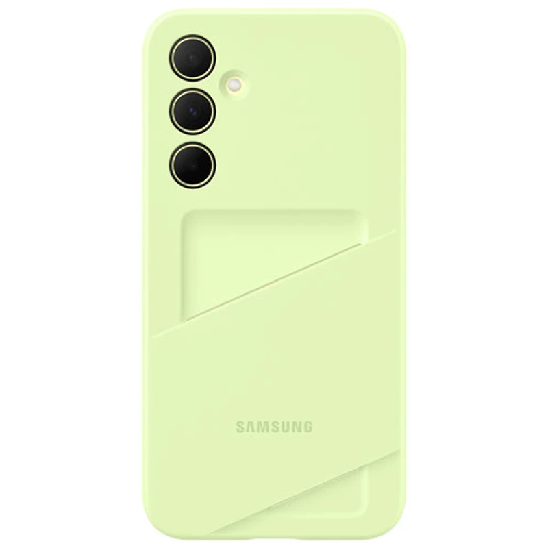 Étui à fentes pour cartes de Samsung pour Galaxy A35 - Lime