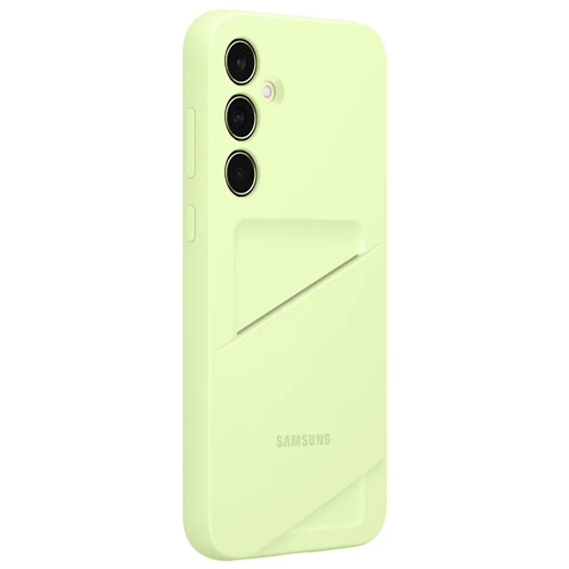Étui à fentes pour cartes de Samsung pour Galaxy A35 - Lime
