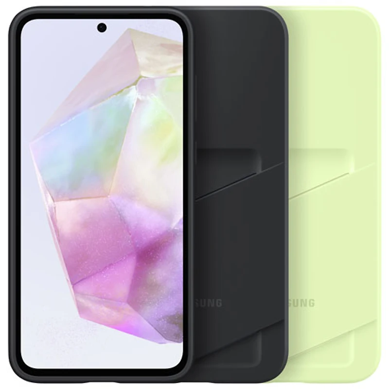 Étui à fentes pour cartes de Samsung pour Galaxy A35 - Lime