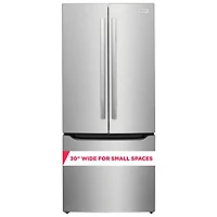 Réfrigérateur à deux portes 20 pi³ 30 po avec distributeur d'eau Gallery de Frigidaire (GRFN2023AF) - Acier inoxydable