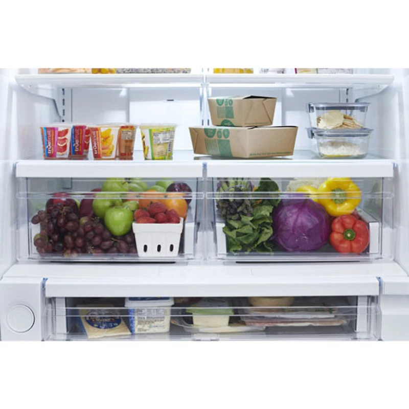 Réfrigérateur à deux portes 28,8 pi³ 36 po avec distributeur d'eau de Frigidaire (FRFN2813AF) - Acier inoxydable