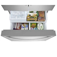 Réfrigérateur à deux portes 28,8 pi³ 36 po avec distributeur d'eau de Frigidaire (FRFN2813AF) - Acier inoxydable