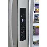 Réfrigérateur à deux portes 28,8 pi³ 36 po avec distributeur d'eau de Frigidaire (FRFN2813AF) - Acier inoxydable