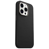OtterBox Symmetry Cactus Leather Fitted Hard Shell Case for iPhone 15 Pro - Black