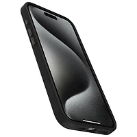 OtterBox Symmetry Cactus Leather Fitted Hard Shell Case for iPhone 15 Pro Max - Black
