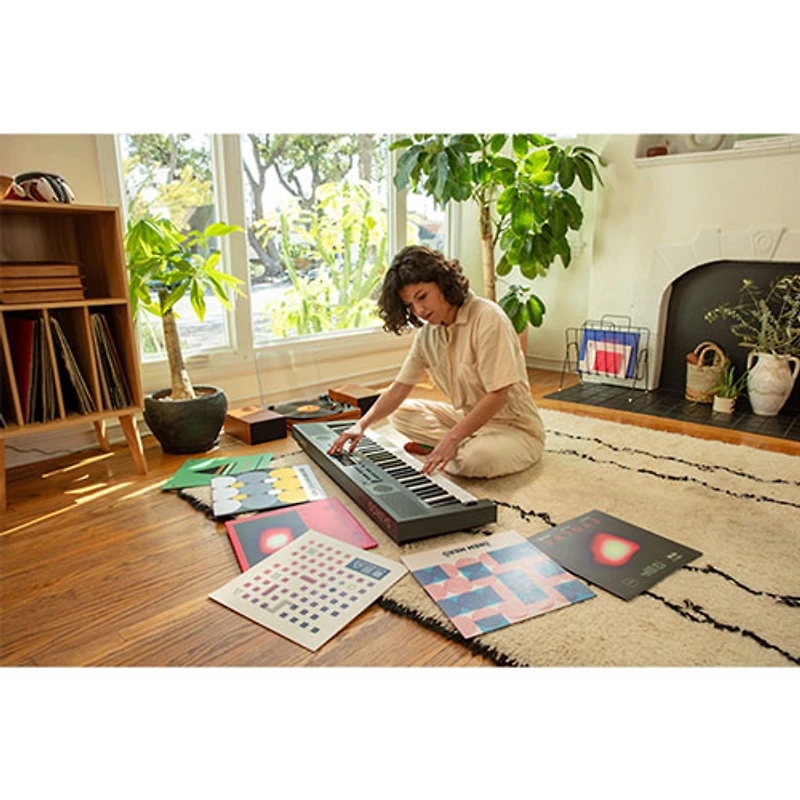 Clavier de création musicale à 61 touches GO:KEYS 3 de Roland - Bleu minuit