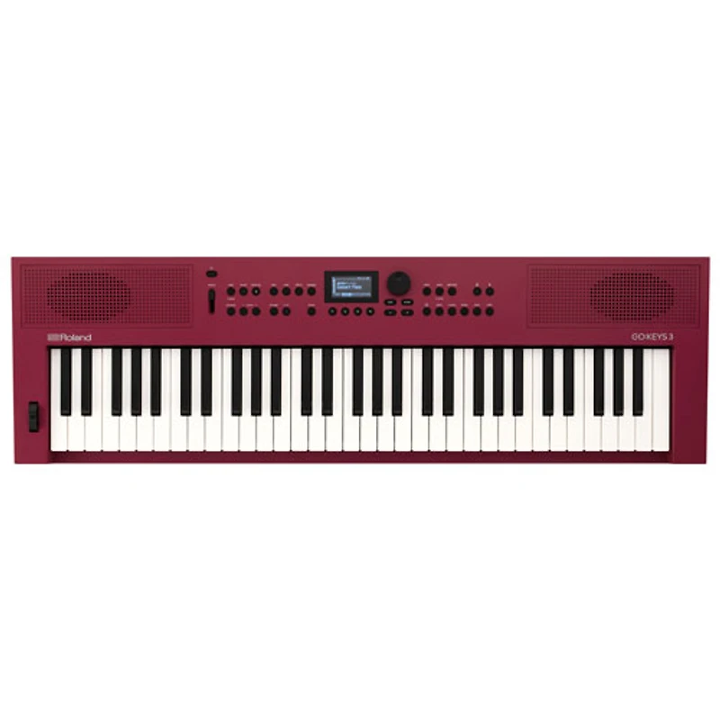 Clavier de création musicale à 61 touches GO:KEYS 3 de Roland - Rouge foncé