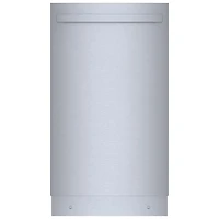 Bosch 18" 44dB Built-In Dishwasher w/ Stainless Steel Tub & Third Rack (SPX68C75UC) - Stainless