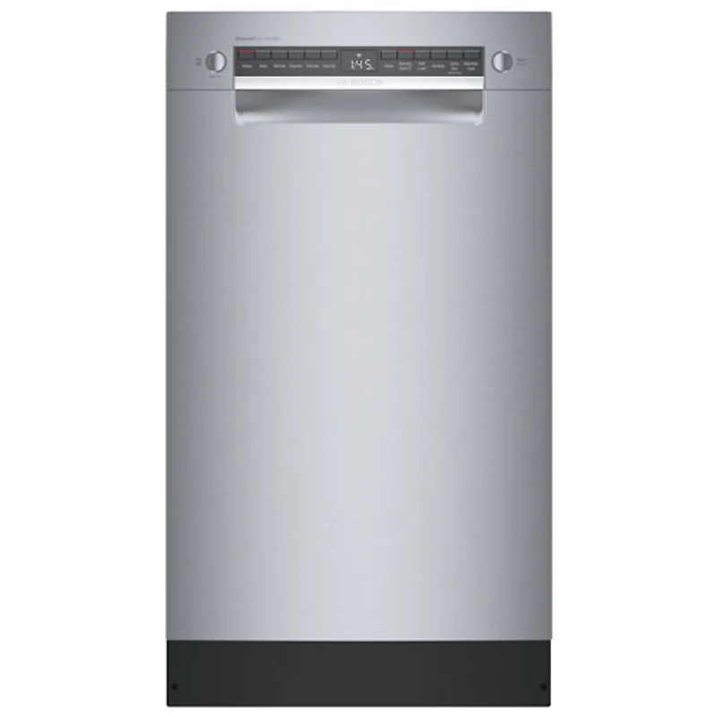 Lave-vaisselle encastrable 18 po 44 dB avec cuve inox et troisième panier Bosch (SPE68C75UC) - Inox