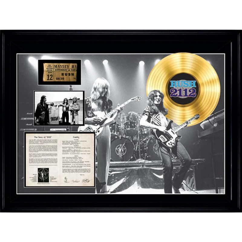 Frameworth The Rush: Massey Hall Collage Framed Canvas