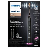 Brosse à dents électrique intelligente SoniCare DiamondClean 9350 de Philips (HX9902/76) - Noir