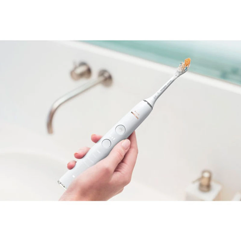 Philips SoniCare DiamondClean Smart 9350 Electric Toothbrush (HX9902/74) - White