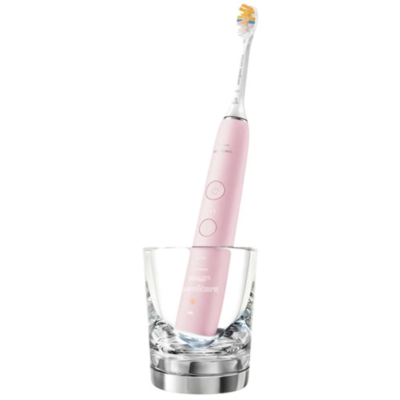 Brosse à dents électrique intelligente SoniCare DiamondClean 9350 de Philips (HX9902/75) - Rose