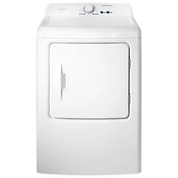 Sécheuse électrique de 6,7 pi³ avec séchage par capteur d'Insignia (NS-TDRE67W1-C) - Blanc - Exclusivité de Best Buy