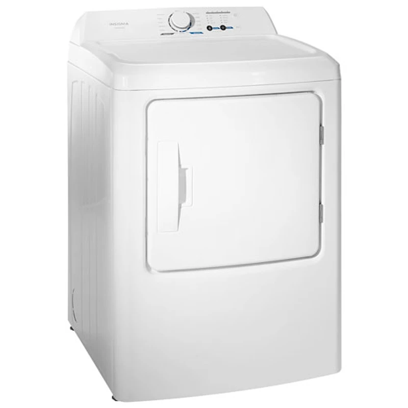 Sécheuse électrique de 6,7 pi³ avec séchage par capteur d'Insignia (NS-TDRE67W1-C) - Blanc - Exclusivité de Best Buy