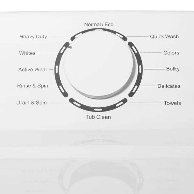 Laveuse à chargement par le haut 12 cycles haute efficacité 4,3 pi³ d'Insignia (NS-TWM35W1) - Blanc - Exclusivité de Best Buy