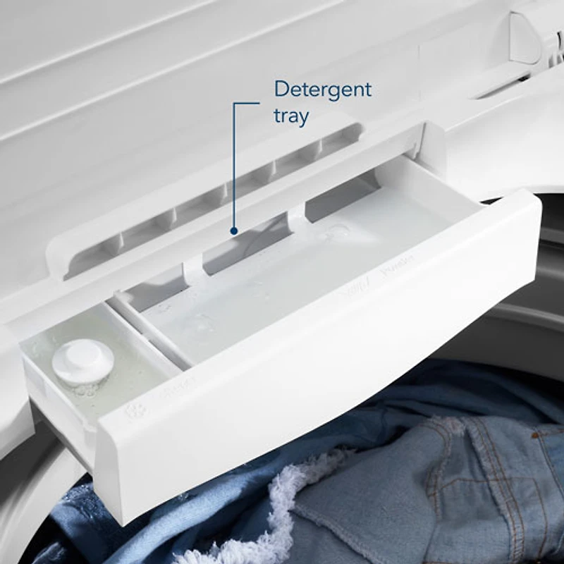 Laveuse à chargement par le haut 12 cycles haute efficacité 4,3 pi³ d'Insignia (NS-TWM35W1) - Blanc - Exclusivité de Best Buy