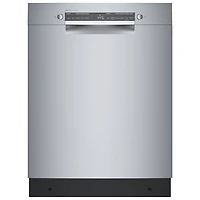 Lave-vaisselle encastrable 24 po 46dB série 300 de Bosch avec cuve en inox (SGE53C55UC) - Inox
