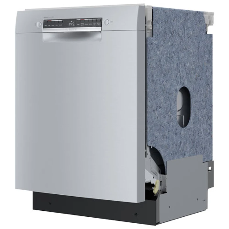 Lave-vaisselle encastrable 24 po 46dB série 300 de Bosch avec cuve en inox (SGE53C55UC) - Inox