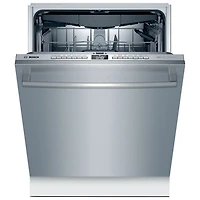 Lave-vaisselle encastrable 24 po 44 dB avec cuve en inox et troisième panier série 800 de Bosch (SGX78C55UC) - Inox