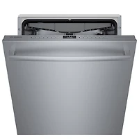 Lave-vaisselle encastrable 24 po 44 dB avec cuve en inox et troisième panier série 800 de Bosch (SGX78C55UC) - Inox