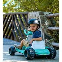 Droyd Zypster Electric Ride-On Go Kart - Ages 3-6 Years - Teal