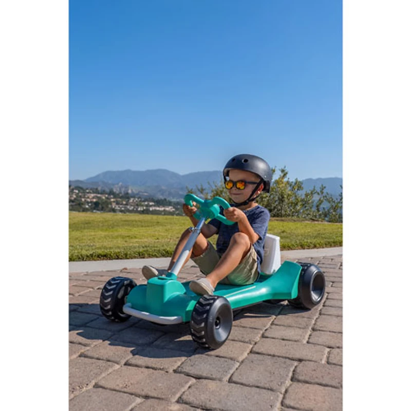 Droyd Zypster Electric Ride-On Go Kart - Ages 3-6 Years - Teal