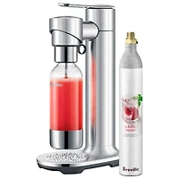 Breville InFizz Fusion 1L Soda Machine with FusionCap & Co2 Canister - Stainless Steel