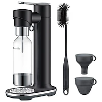 Breville InFizz Fusion Sparkling Water Maker - Black Truffle