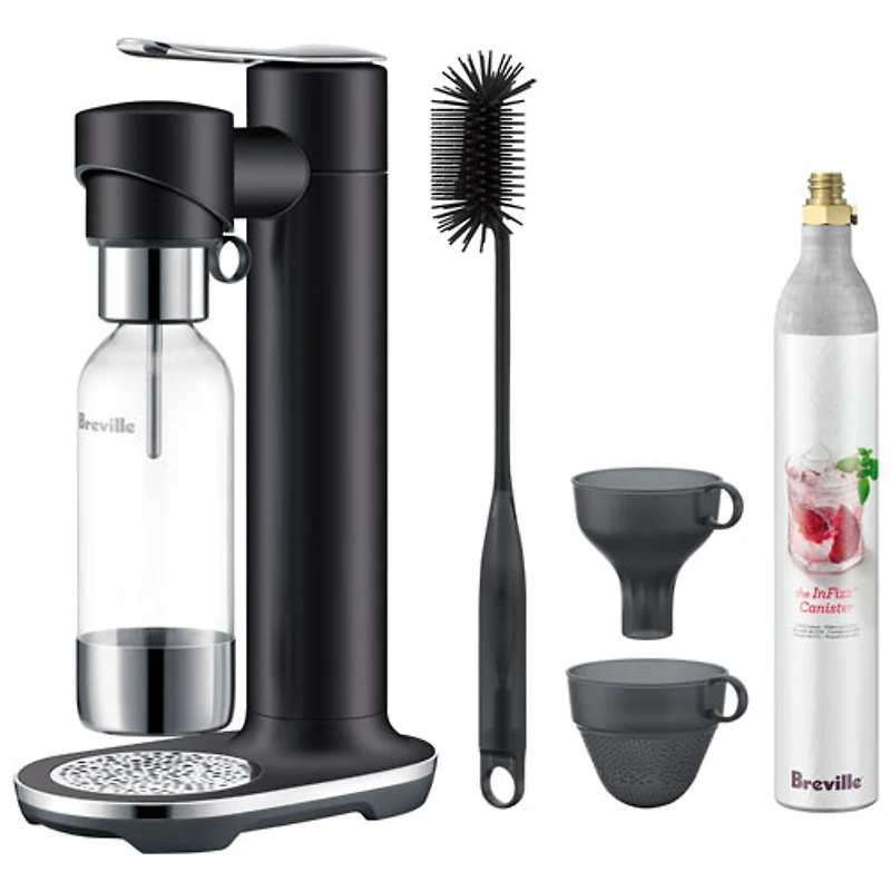 Breville InFizz Fusion 1L Soda Machine with FusionCap & Co2 Canister