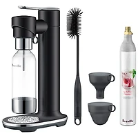Breville InFizz Fusion 1L Soda Machine with FusionCap & Co2 Canister