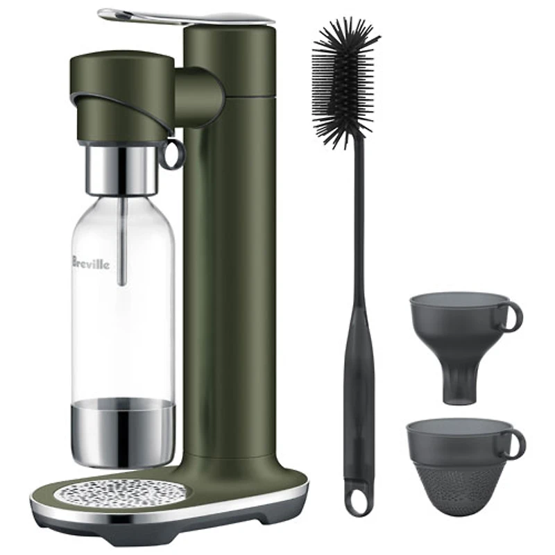 Breville InFizz Fusion 1L Soda Machine with FusionCap - Olive Tapenade