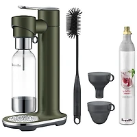 Machine à boissons pétillantes de 1 L InFizz Fusion de Breville avec bouchon FusionCap et bombonne de CO2 - Tapenade d'olives