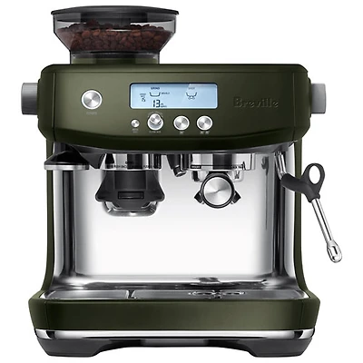 Machine à espresso automatique Barista Pro de Breville avec mousseur - Tapenade d'olive