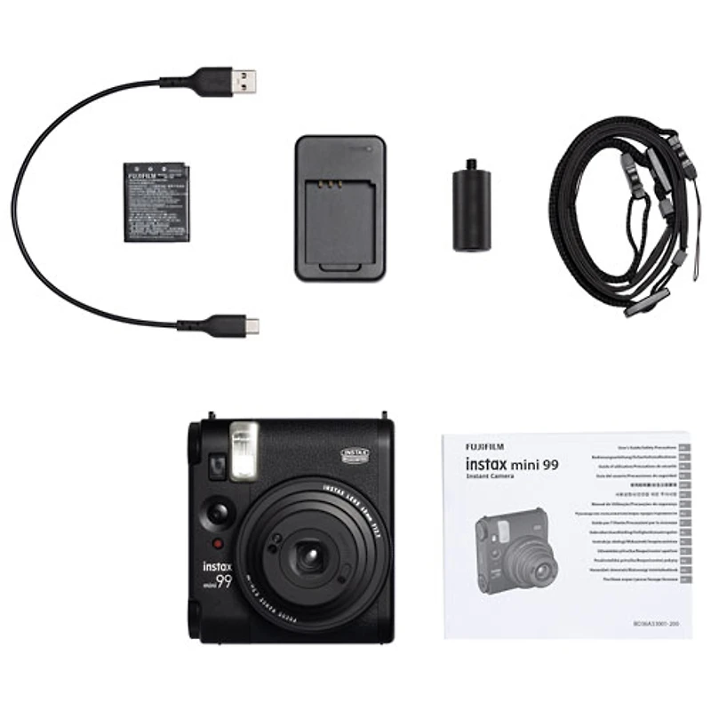 Fujifilm Instax Mini 99 Analog Instant Camera - Black