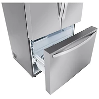 LG 36" 31.7 Cu. Ft. French Door Refrigerator with Water Dispenser (LRFLS3206S) - Stainless Steel