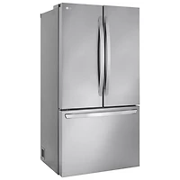 LG 36" 31.7 Cu. Ft. French Door Refrigerator with Water Dispenser (LRFLS3206S) - Stainless Steel