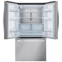 LG 36" 31.7 Cu. Ft. French Door Refrigerator with Water Dispenser (LRFLS3206S) - Stainless Steel