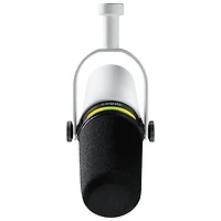 Microphone dynamique XLR/USB-C MV7+-K de Shure - Blanc