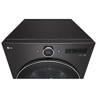 Sécheuse électrique à thermopompe de 7,8 pi³ de LG (DLHC5502V) - Acier noir