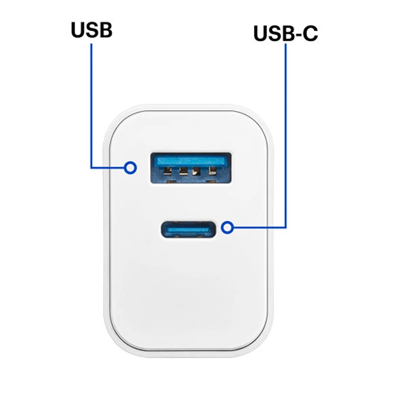 Best Buy Essentials 20W USB-C Wall Charger Kit (BE-MW220CA1W24B-C) - 2 Pack - Only at Best Buy
