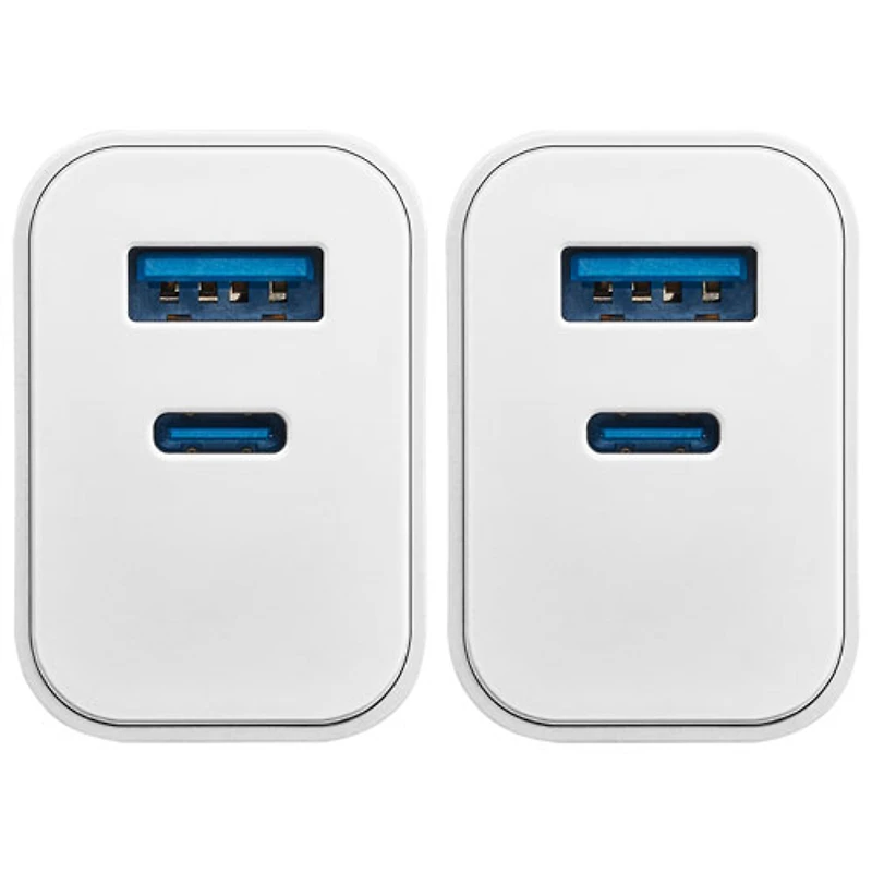 Best Buy Essentials 20W USB-C Wall Charger Kit (BE-MW220CA1W24B-C) - 2 Pack - Only at Best Buy